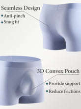 menaful Trunks 3 Pack Quick-drying Support Pouch Boxer Briefs